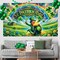 Irish St Patricks Day Photo Backdrop Saint Patricks Day Banner St Patty's Day Party Decorations and Supplies for Home (43 X 71 Inch)